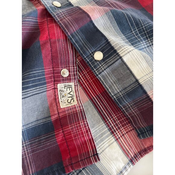 Levis Plaid Button Up Shirt - Picture 4 of 5